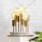 Jonathan Y Pleiades 13.5" Modern Metal/Resin LED Accent Lamp, Brass Gold/White JYL1060A - alternate 5
