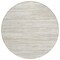 Homeroots 8' Ivory And Beige Round Abstract Washable Indoor Outdoor Area Rug 613105 - alternate 5