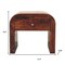 Homeroots 16" Brown Solid Wood One Drawer Nightstand 653817 - alternate 8