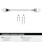 Amerock Ravino 5-1/16 inch (128mm) Center-to-Center Polished Chrome Cabinet Pull, 10PK 10VMP2193726 - alternate 3