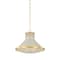 Hudson Valley Lighting Highclere 17.75 in. Pendant in Aged Brass/Off-White by Mark D. Sikes MDS2405-AGB/OW - alternate 1
