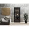 Sartodoors Solid French Door Clear Glass, Lucia 2466 Matte Black and Aluminum Strips, Single Regular Panel Fr LUCIA2466ID-BLK-18 x 84-Butterfly - alternate 3
