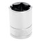 Perform Tool Socket 1/2 In Drive; 20 mm; Metric; 6 Point; Polished Nickel Chrome Plated; Vanadium Alloy Steel W32220 - alternate 1