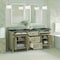 James Martin Vanities Lorelai 72'' D Vanity, Whitewashed Oak w/ Parisien Bleu Silestone Top w/FreePower Wireless Charger 424-V72-WWO-FPBL - alternate 5