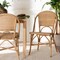 Bali & Pari Jaylyn Bohemian Natural Rattan Dining Chair 256-13688-ZORO - alternate 7