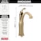 Delta Dryden Single Handle Vessel Bathroom Faucet 751-CZ-DST - alternate 3