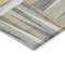 Homeroots 9' X 12' Beige Gray And Ivory Geometric Washable Indoor Outdoor Area Rug 598236 - alternate 5