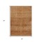 Homeroots 3' X 5' Copper And Ivory Geometric Washable Indoor Outdoor Area Rug 630495 - alternate 6