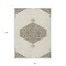 Homeroots 8' X 10' Ivory Beige And Gray Oriental Washable Indoor Outdoor Area Rug 598205 - alternate 6