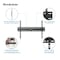 Brookstone Fixed TV Wall Mount for 26 in-85 in TVs, Max 99 lbs, VESA 50x50 to 600x400mm BKS-720-369 - alternate 3