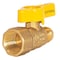 Brasscraft Eastman 3/8 in. Flare X 1/2 in. FIP Brass Gas Valve 60001B - alternate 4