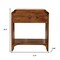 Homeroots 20" Brown Solid Wood One Drawer Nightstand 651475 - alternate 3
