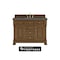 James Martin Vanities Brookfield 48 in. Single Vanity, Honey Oak w/ 3 CM Parisien Bleu Silestone Top 547-V48-HNO-FPBL - alternate 1