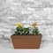 Ackland Villa Veranda 12.75 In. Dia X 5.5 In. H Indoor/outdoor Natural Clay Window Box Pot, 2PK AKLPOWIBO12.75X5.5N-CA - alternate 8