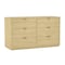 Manhattan Comfort Evalyn 60in Dresser in Natural (6-Drawer) DR1607-1 - alternate 4