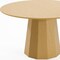 Homeroots 52" Natural Wood Pedestal Base Round Top Dining Table 721090 - alternate 3