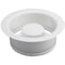 Do It Best White Brass Disposer Flange and Stopper DIB5417WH - alternate 1