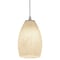 Access Lighting Champagne, Pendant, Brushed Steel Finish, White Stone Glass 28012-1C-BS/WHST - alternate 4
