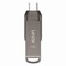 Lexar JumpDrive D400 USB 3.1 Flash Drive, 64 GB, Titanium LJDD400-64G-BNU - alternate 3
