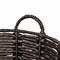 Happimess Laurel 19.49in Bohemian Hand-Woven Abaca Hamper Basket with Handles, Black BSK1003C - alternate 3