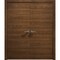 Sartodoors Interior Solid French Double Doors 36 x 80 inches, Ego 5000 Cognac Oak Veneer, Wood Interior Solid EGO5000DD-DKO-36 - alternate 1