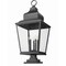 Z-Lite Raphael Sand Black 5 Light Outdoor Pier Mounted Fixture 5029PHXXLS-LSQPM-BK - alternate 3