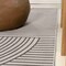 Jonathan Y Arielle Mid-Century Modern Curve Stripe Reversible Washable Dark Gray/Cream 4ft x 6ft Area Rug SVH109A-4 - alternate 4