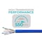 Monoprice Cat6 Utp Solid Cmr, Blue 500 ft. 13674 - alternate 5