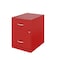 Space Solutions 14.25 in W 2 Drawer Vertical File Cabinet W/ Accessory Drawer, Lava Red 25968 - alternate 5
