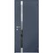Vdomdoors Steel Door Cynex 6777 Grey Stainless Inserts Single Modern Painted-W32xH80-Right-hand Outswing CYNEX6777EXD-GRE-W32 x H80-Right-hand Outswing - alternate 2