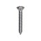 Auveco 8 x 1in Phillips Oval Head Tapping Screw Chrome, 100PK 2713 - alternate 1
