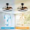 Simple Deluxe InfiniPower 16in ceiling fans with lights and remote, Caged Ceiling Fan with Reversible Motor for D HIFANXCEIL1603PLAST01 - alternate 4