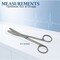 A2Z Scilab Lab Scissors 4.5 inches Blunt/Blunt Curved Blades, Stainless Steel A2Z-ZR-109S - alternate 4