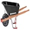 Corona Tools 6 Cu. Ft. Professional Steel Wheelbarrow, Wood Handles, Pneumatic Tire WB14060 - alternate 2