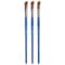 Princeton Select Artiste Angle Shader Brush, Synthetic, Short Handle Mixed Media, Size 3/8 inch, 3PK P3750AS037 - alternate 1