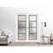 Sartodoors Sliding Double Pocket Door Frosted Tempered Glass Planum 2132 White 36x84 (2* 18x84) Solid Core PLANUM2132DP-WS-36 x 84 (2* 18x84) - alternate 3
