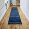 Jonathan Y Williamsburg Minimalist Stripe Navy/Cream 2 ft. x 8 ft. Runner Rug MOH201C-28 - alternate 3