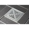 Kingston Brass 6" Stainless Steel Square Shower Drain with Flange and Hair Trap, Brushed Stainless Steel BSF6605SS - alternate 3