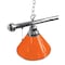 Holland Bar Stool Co Orange 3 Shade Billiard Light, Chrome Fixture BL3CHOrg - alternate 4