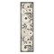 Homeroots 12' Beige And Charcoal Floral Indoor Outdoor Runner Rug 545008 - alternate 1