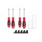 Tekton Phillips and Slotted Screwdriver Set w/Mod Org, 4 IN Shanks, 4-Piece, #1-#2, 5.5-6.5 mm DWZ90105 - alternate 3