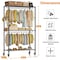 Simple Deluxe Rolling Clothes Rack, Heavy Duty Clothing Rack, 3-Shelf Portable Garment Rack with Wheels, Double A 3A88HKRACKCLOTH431780B - alternate 4