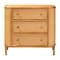 Bali & Pari Radenza Bohemian Light Honey Rattan 3-Drawer Storage Cabinet 248-13703-ZORO - alternate 5