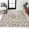 Jonathan Y Shaemus Bohemian Medallion Low-Pile Machine-Washable Cream/Terra 5 ft. x 8 ft. Area Rug WSH320B-5 - alternate 5