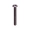 Auveco 8-32 x 1in Slotted Round Head Machine Screw 18-8, 100PK 13301 - alternate 1