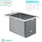 Amgood Stainless Steel 1 Compartment Drop-In Sink Bowl 10 in. x 14 in. x 10 in. SINK DIS S1C-101410-NF-Z - alternate 3