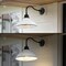 Jonathan Y Aurora 12.3 in. 1-Light Farmhouse Industrial Iron LED Gooseneck Arm Outdoor Sconce, White JYL7613A - alternate 5