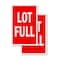 Signmission Lot Full, Vinyl Decals Only 24 Inch x 36 Inch, Vinyl Decal, 2PK DSB-2436-2PACK-Lot Full - alternate 1