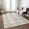 Homeroots 5' X 8' Ivory And Brown Floral Washable Indoor Outdoor Area Rug 610752 - alternate 7
