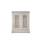Homeroots 28in White Solid Wood Carved Floral Bar Cabinet With Two Doors And One Drawer 727847 - alternate 4